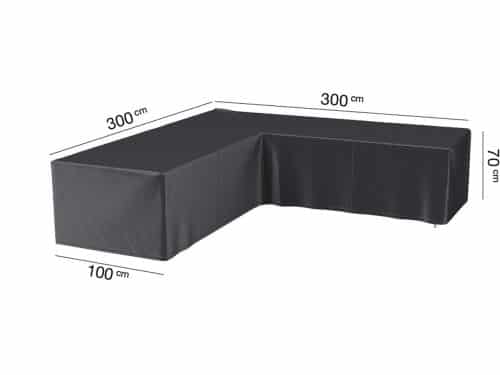 Platinum AeroCover - Loungebankhoes L-vorm - 300x300x100xH70cm - Ademend