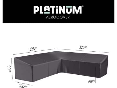 Platinum AeroCover - Loungebankhoes L-vorm - 325x325x100xH65/90cm - Ademend