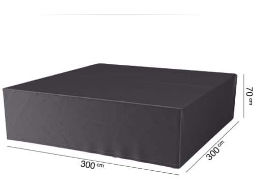 Platinum AeroCover - Loungesethoes - 300x300xH70cm - Ademend - Waterproof