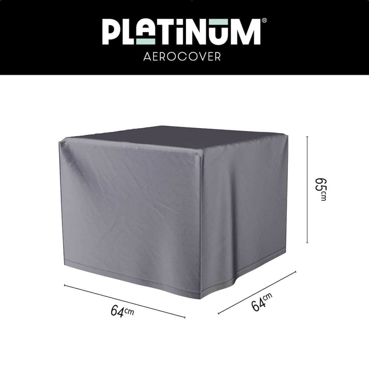 platinum aerocover loungetafelhoes 64x64xh65cm ademend waterproof
