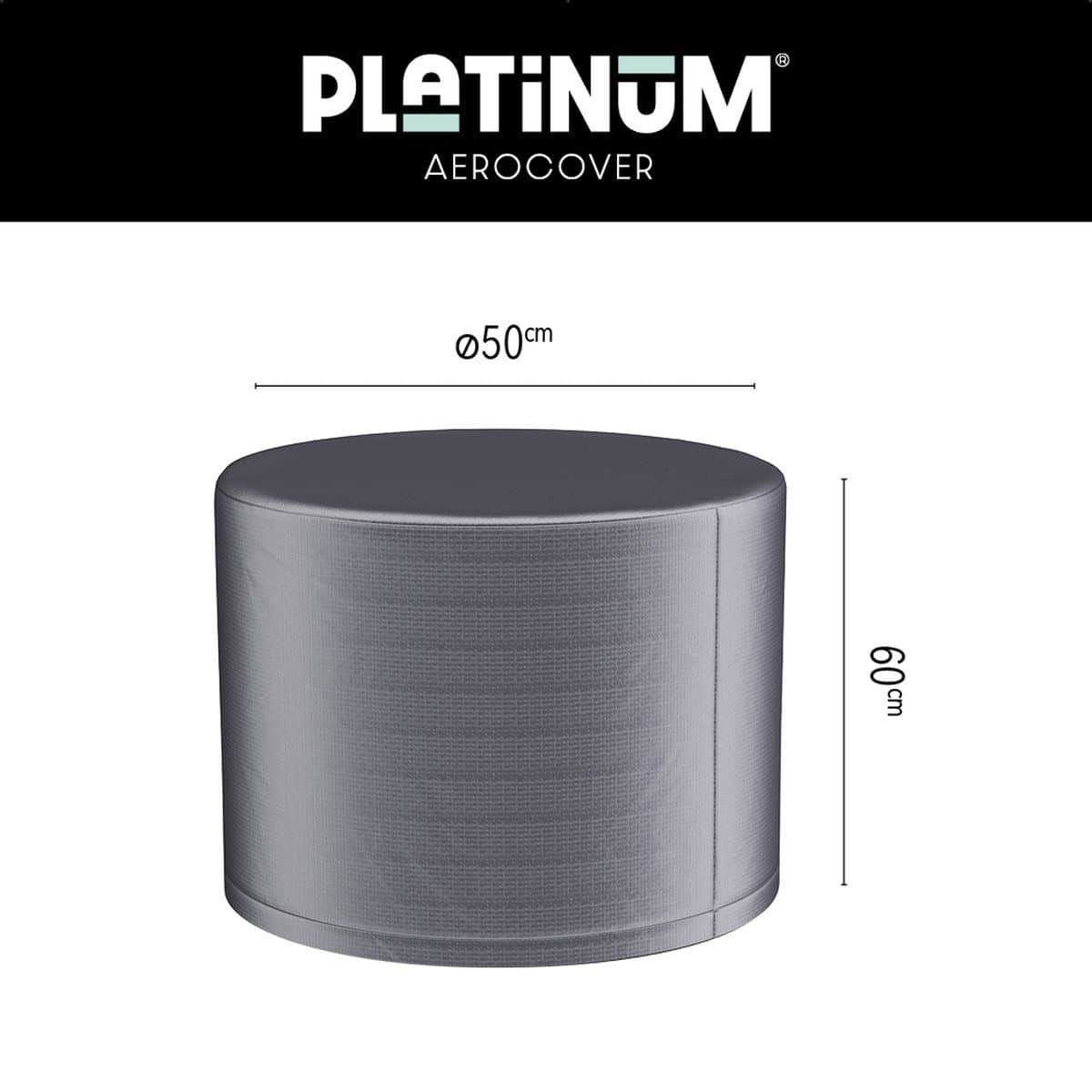 platinum aerocover loungetafelhoes Ø50xh60cm ademend waterproof