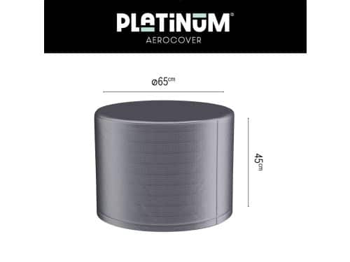 Platinum AeroCover - Loungetafelhoes - Ø65xH45cm - Ademend - Waterproof