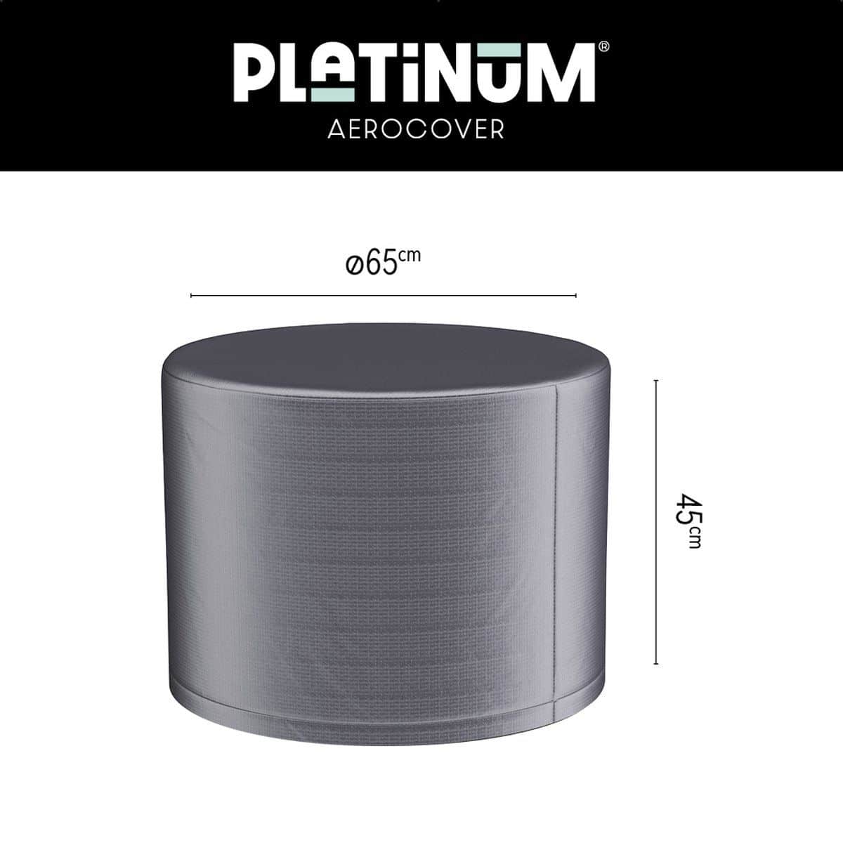 platinum aerocover loungetafelhoes Ø65xh45cm ademend waterproof