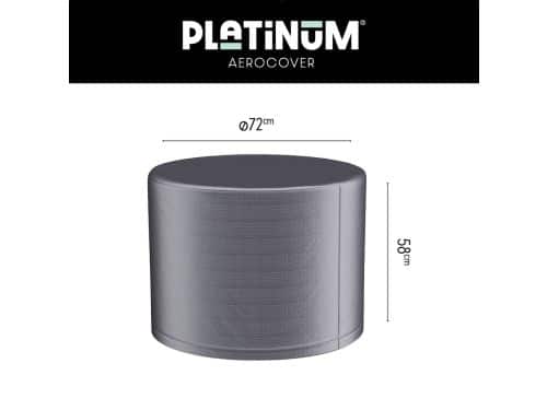 Platinum AeroCover - Loungetafelhoes - Ø72xH58cm - Ademend - Waterproof