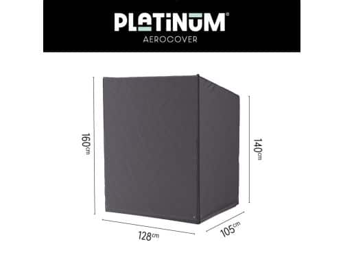 Platinum AeroCover - Strandstoelhoes - 128x105xH140/160cm - Ademend - Waterproof
