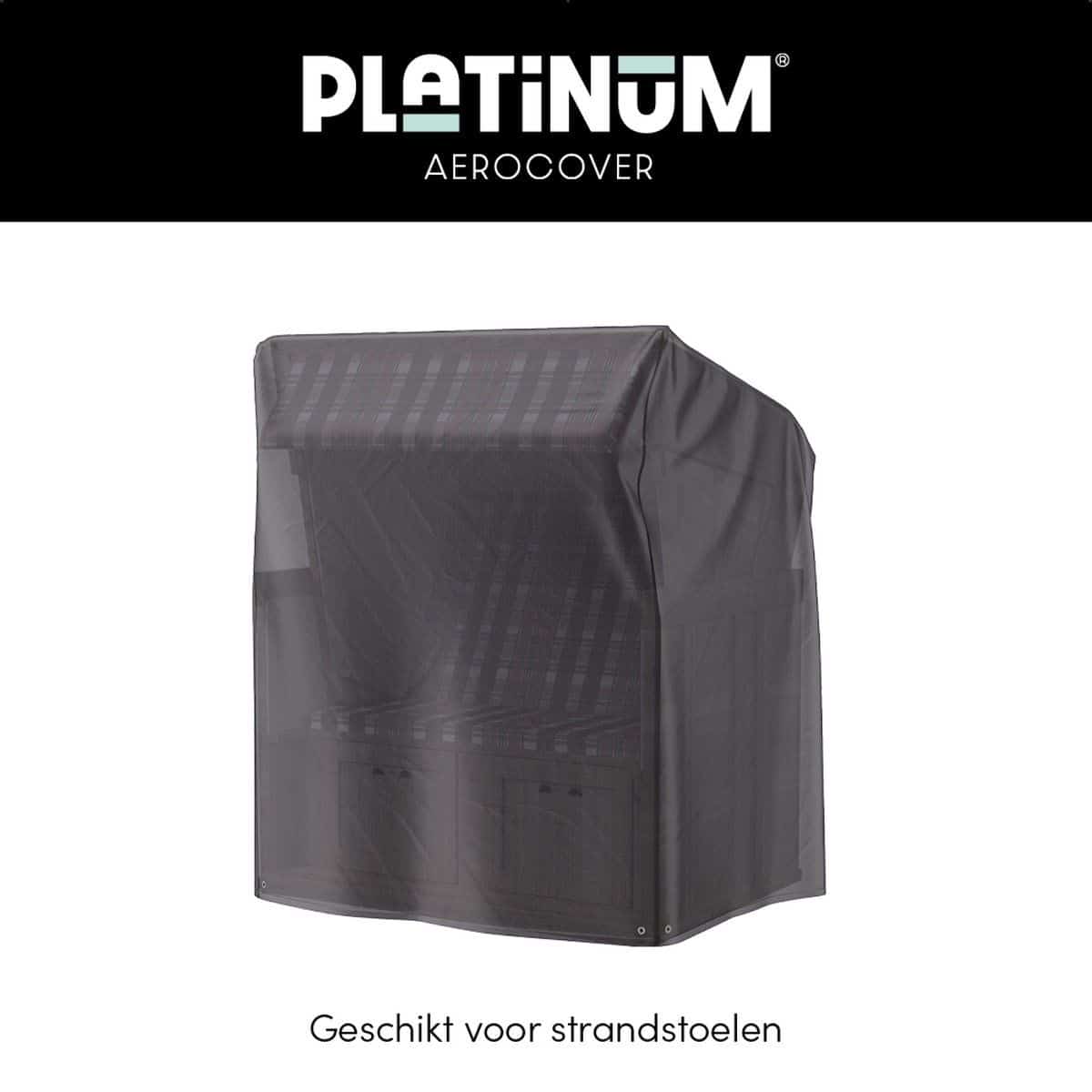 platinum aerocover strandstoelhoes 150x105xh145/165cm ademend waterproof