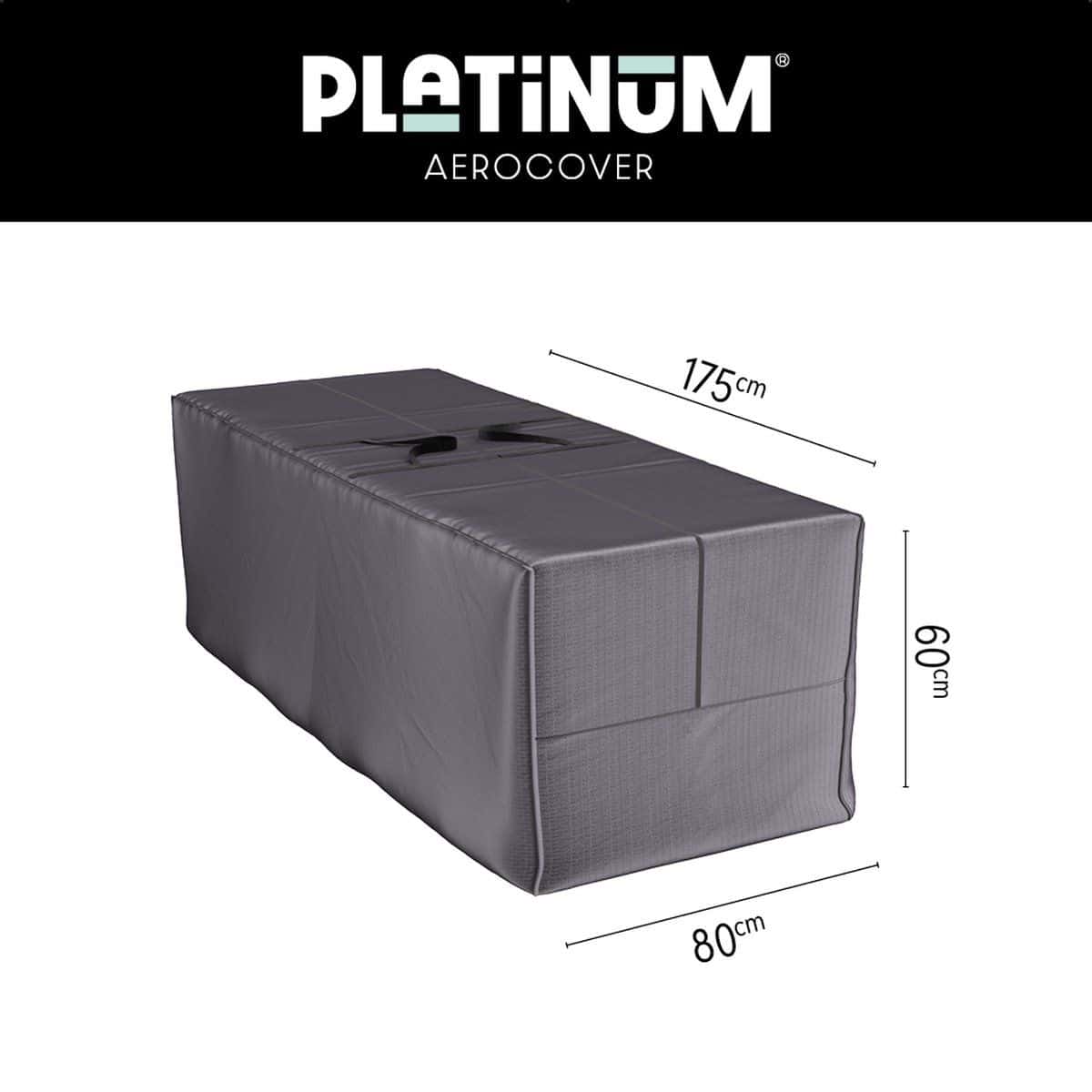 platinum aerocover tuinkussenhoes 175x80xh60cm ademend hoge