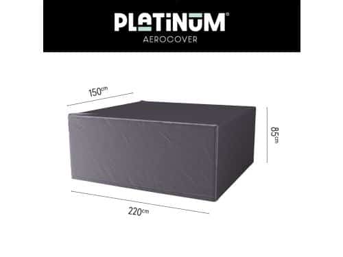 Platinum AeroCover - Tuinsethoes - 220x150xH85cm - Ademend - Waterproof