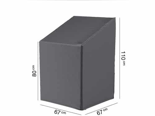 Platinum AeroCover - Tuinstoelhoes - 67x67xH80/110cm - Ademend - Waterproof