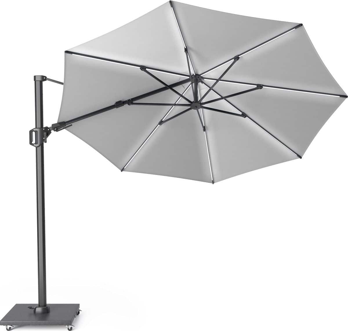 platinum sun & shade zweefparasol challenger t² glow