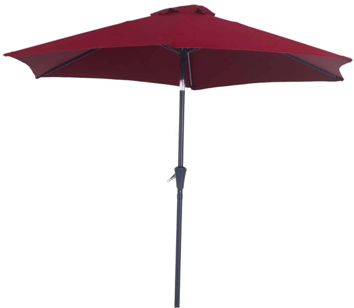 premium parasol opvouwbare tuinparasol stokparasol met handslinger
