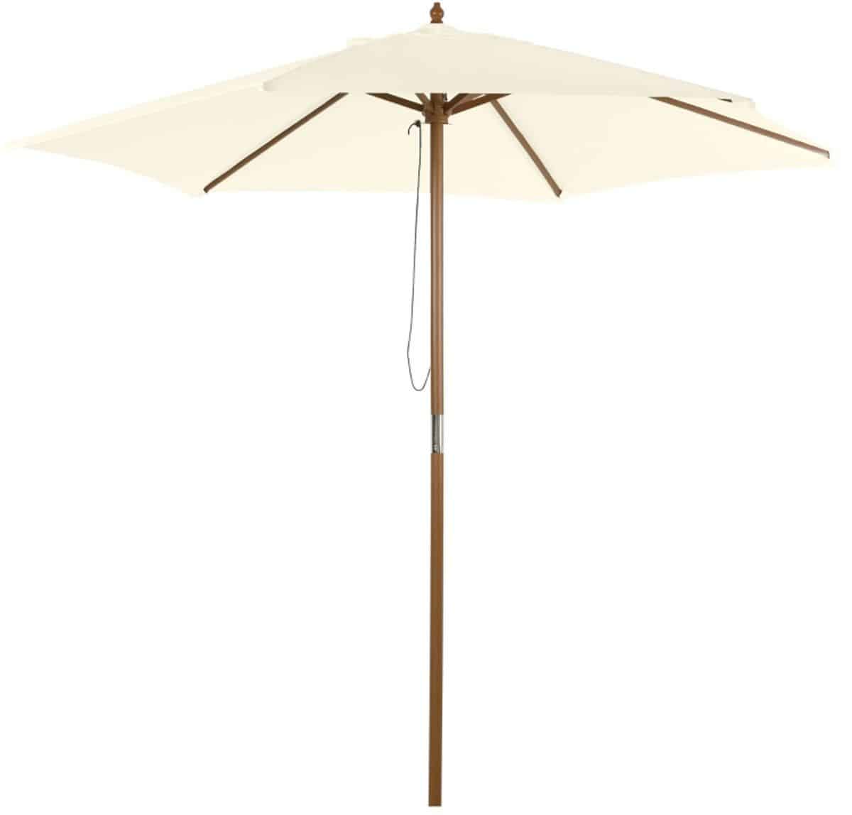 premium parasol tuinparasol met touwkatrolmechanisme stokparasol Ø250