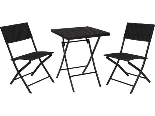 ProGarden - 3-delige - Bistroset - wickerpatroon