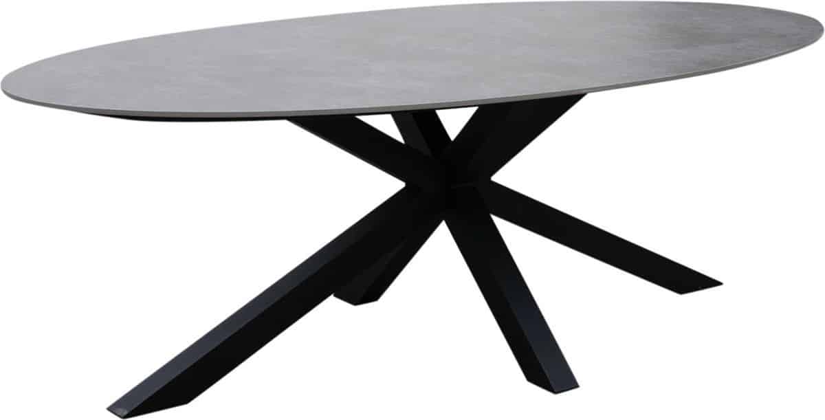 puccini dining tuintafel 220×120 cm ovaal keramisch blad