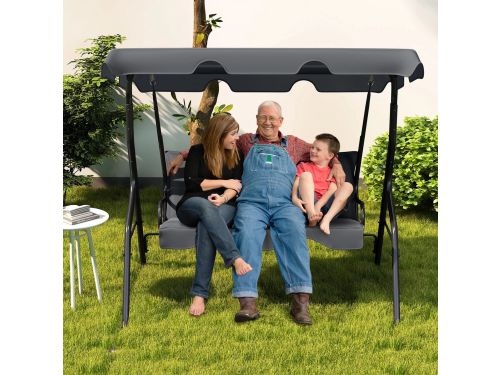 QJ Supply - Buitenschommel - 3-Zits Schommelbank - Tuinschommel