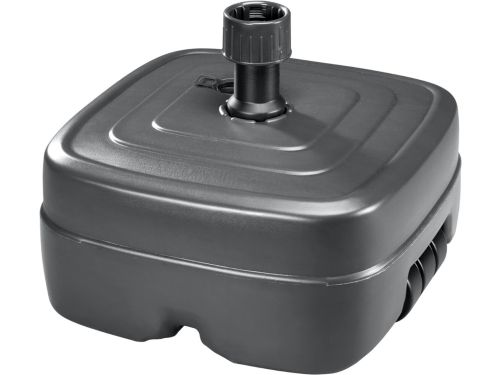 QORA® Parasolvoet op Wielen - Parasolvoet - Parasolvoeten - Zwart