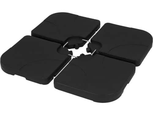 QUOVO® Parasolvoet op Wielen - Parasolvoet - Parasolvoeten - Zwart