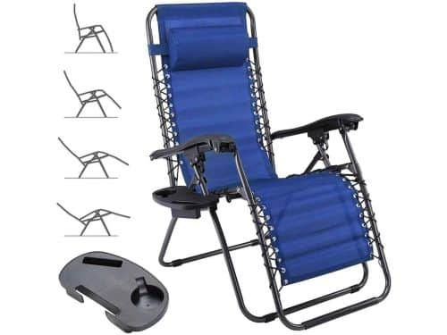 Relaxstoel - Lounger Tuinstoel - Buiten Ontspannen - Met Afneembaar