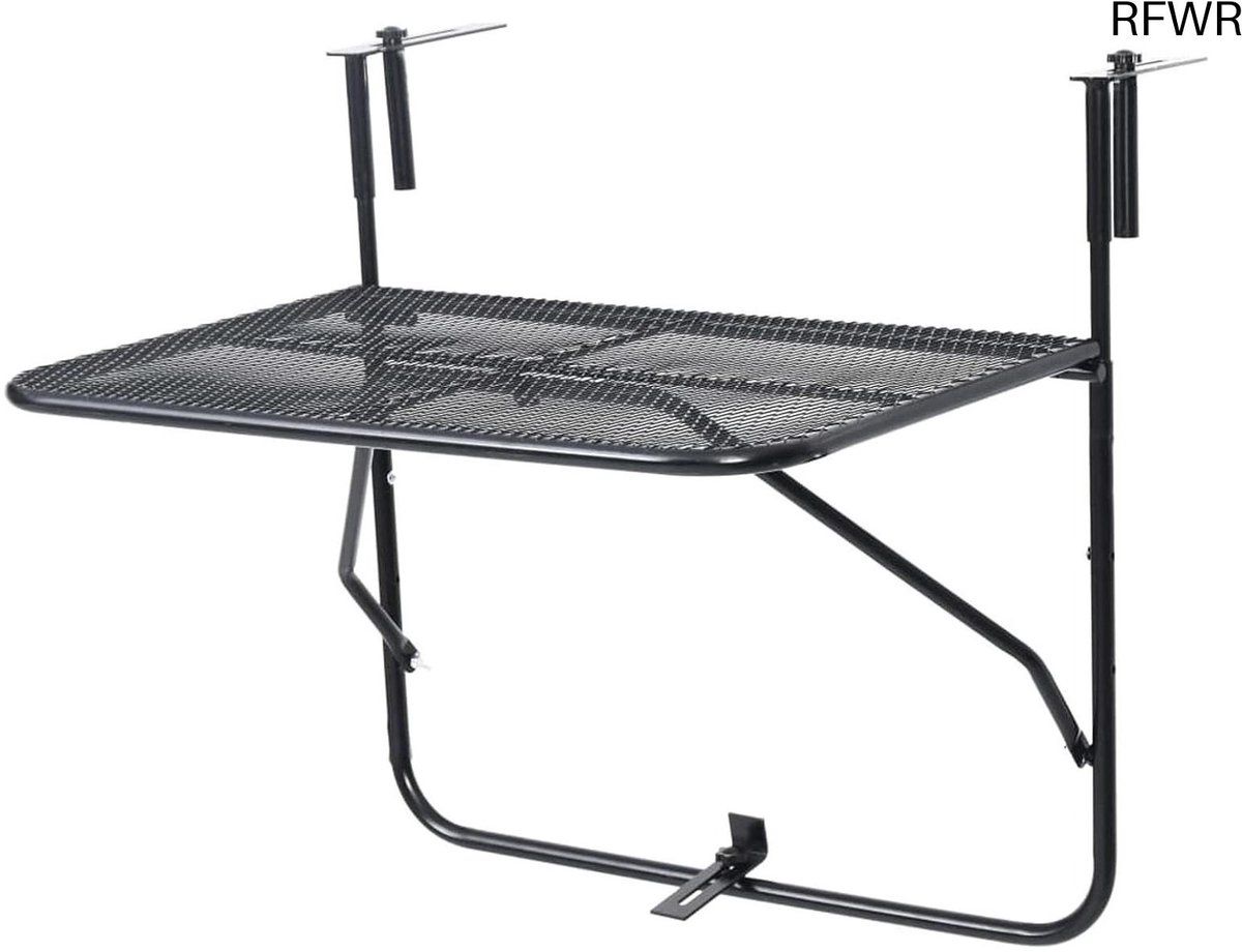 rfwr® balkonhangtafel wandklaptafel stabiele klaptafel robuust staal