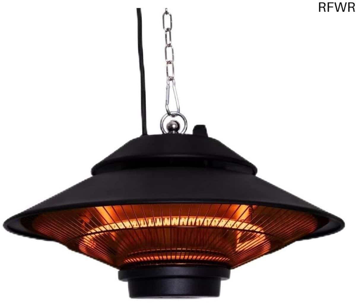 rfwr® terrasverwarmer 1500w hangende infrarood heater met afstandsbediening