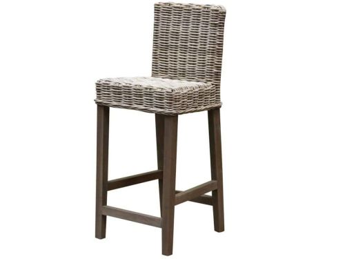 Rita barset 80x80xH105 cm 5-delig teak-rotan