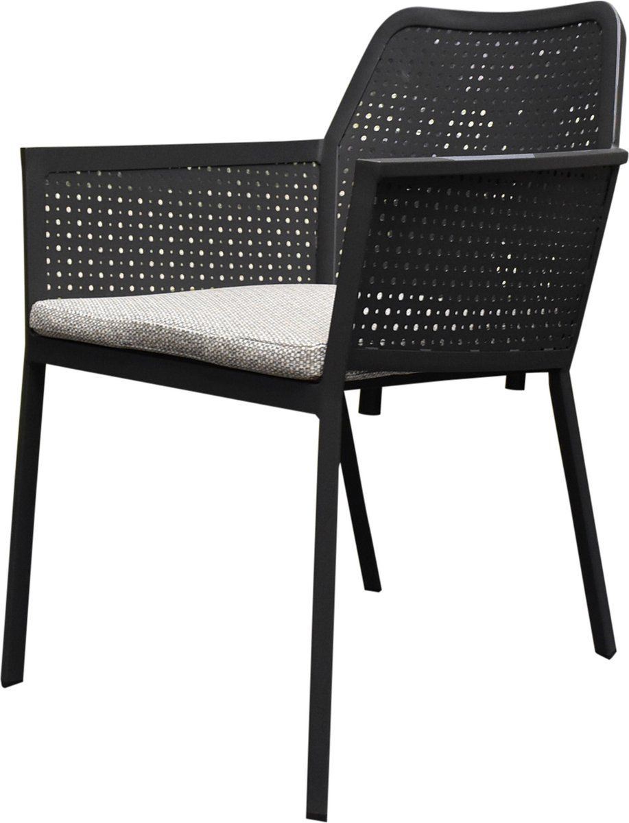 rivola dining tuinstoel aluminium antraciet