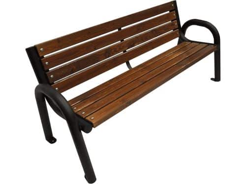 Robuuste Houten Tuinbank voor Buiten - Weerbestendig Parkbank Design (100cm