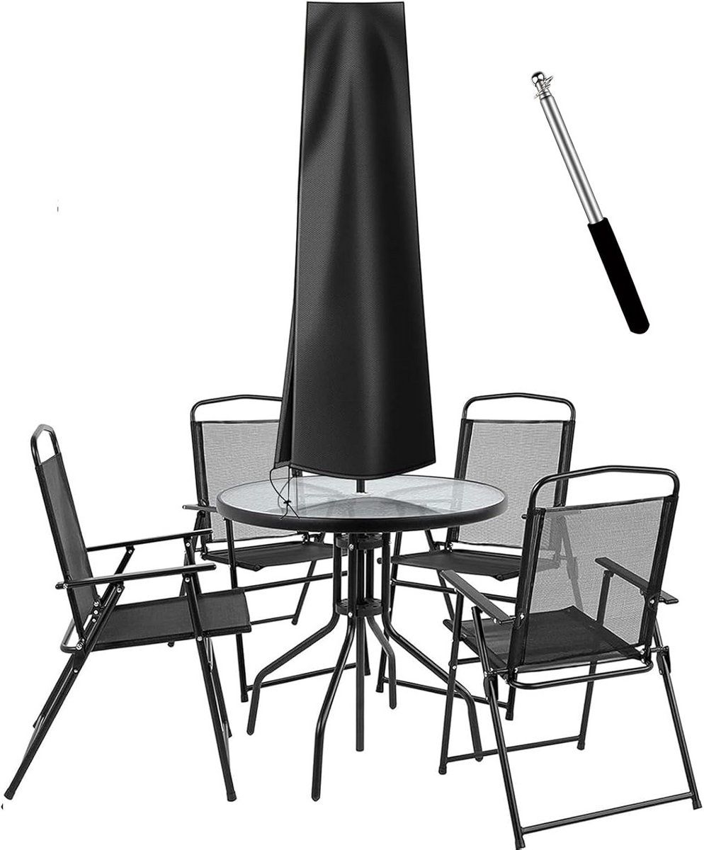 robuuste waterdichte parasolhoes voor tuinparasol, Ø 300 cm
