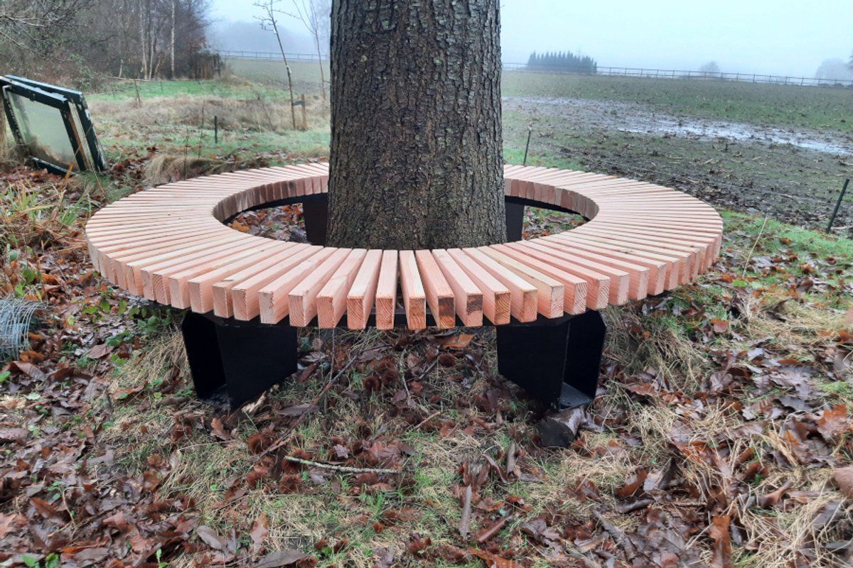rockwood® boombank douglas de luxe met metaal onderstel 2.50m