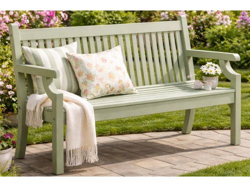 Rockwood® Parkbank Sandwick Kunststof - Egg Green 1.90m 1.90m