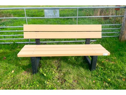 Rockwood® Parkbank Woodblend Zwaar Kunststof - Egyptian Stone (75kg) 5cm