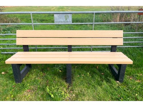 Rockwood® Parkbank Woodblend Zwaar Kunststof - Egyptian Stone (85kg) 5cm