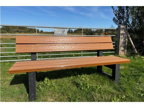 Rockwood® Parkbank Woodblend Zwaar Kunststof - Light Brown (75kg) 5cm