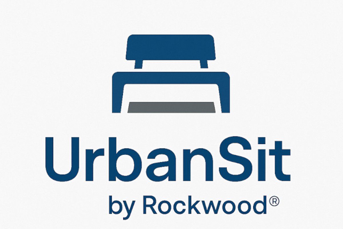 rockwood® parkbank woodblend zwaar kunststof light brown (95kg) 5cm