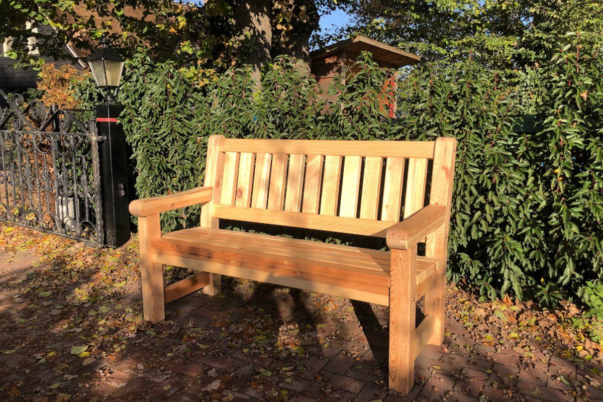 rockwood® tuinbank massief grenen 1.25m