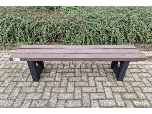 Rockwood® Zitbank Lifelong - Zwaar Kunststof (50kg)-Quartz Brown 1.20m