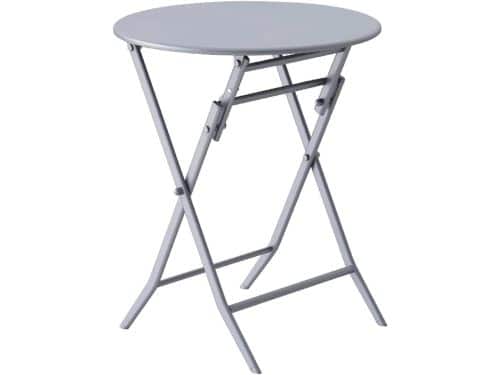 Ronde bijzettafel - Klaptafel multifunctioneel - Ruimtebesparend opbergen - Duurzaam