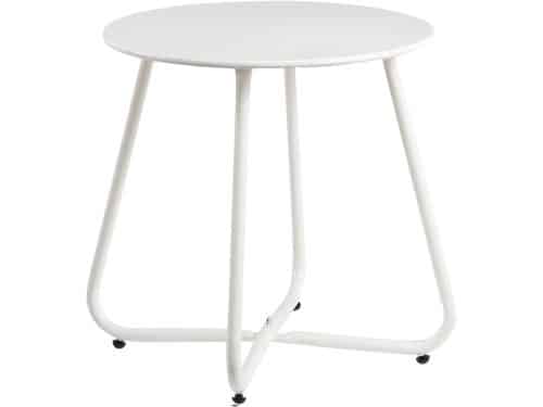 Ronde bijzettafel - Plantentafel Balkon - Buiten Zitten - Verstelbare