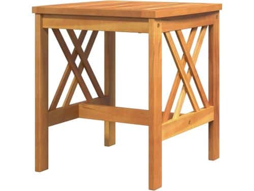 Ronde bijzettafel - Tuinmeubel acacia - Buiten genieten - Weerbestendig