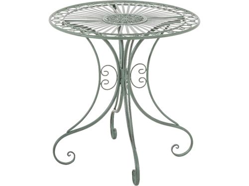 Ronde bijzettafel voor tuin en terras in Art Nouveau stijl