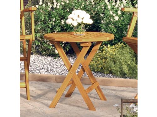Ronde bistrotafel - Klaptafel tuin - Genieten buiten - Massief