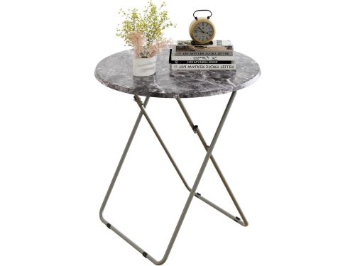 Ronde Klaptafel - Bijzettafel Balkon Tafel - Snack Eettafel