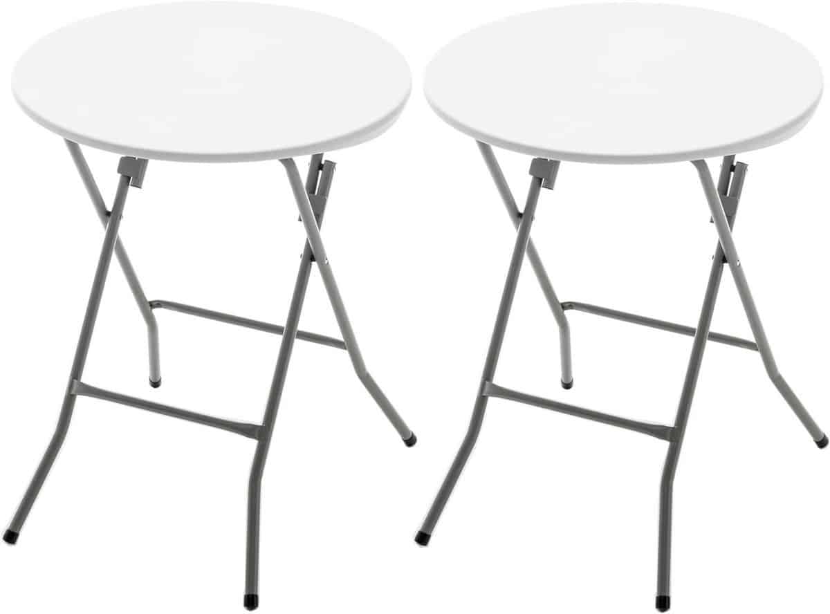 ronde klaptafel feesttafel picknicktafel extra zitplaatsen creëren