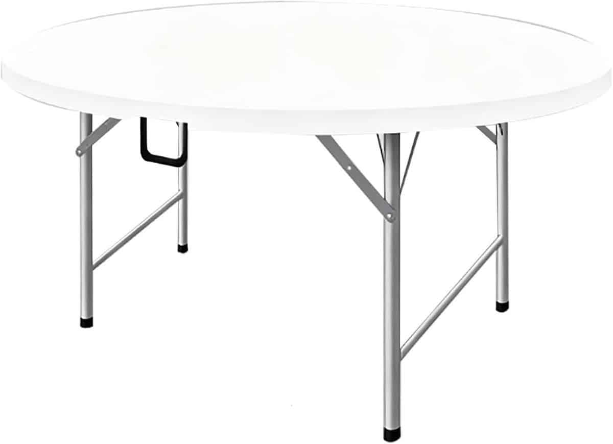 ronde klaptafel opvouwbaar tafel feest picknick ruimtebesparend