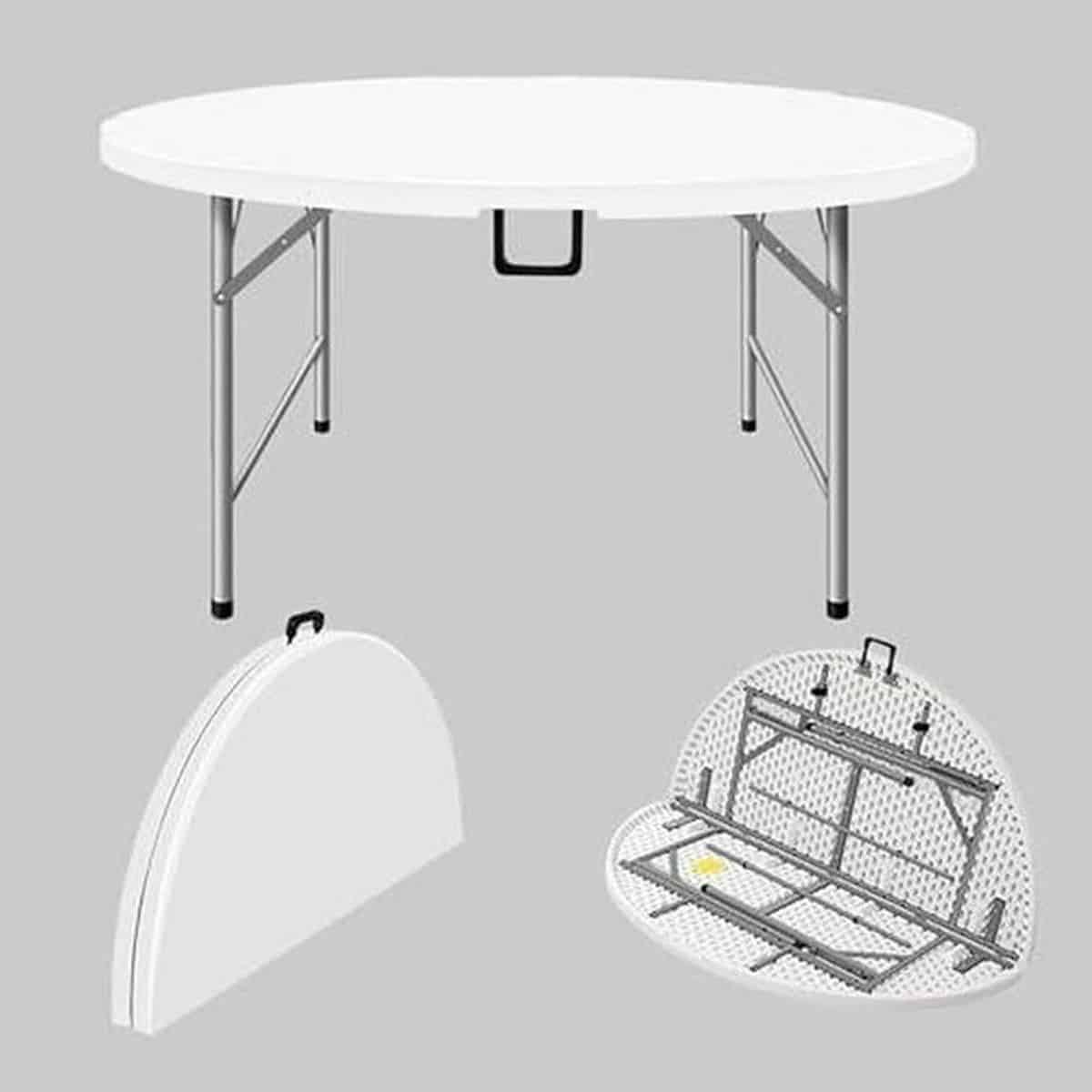 ronde klaptafel opvouwbare tafel buitenactiviteiten hoge draagkracht