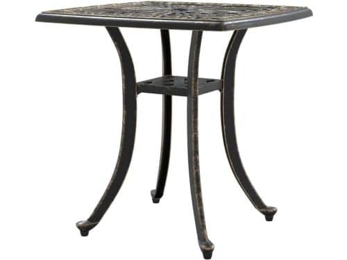 Ronde tuintafel - Terrastafel bijzettafel - Buiten genieten - Gegoten