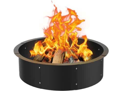 Ronde Vuurplaats Ring - Buiten Haard Voering - Hout Vuren