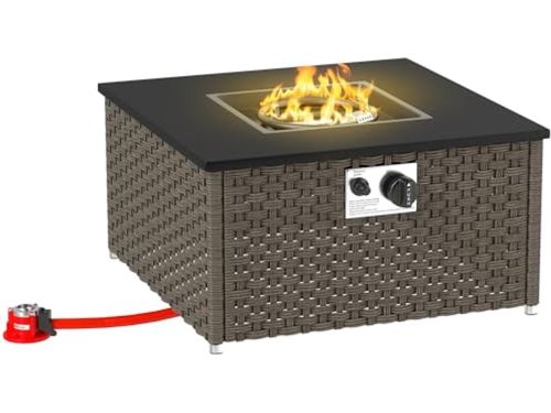 Rookloze vuurkorftafel met terrasverwarming - 13 kW