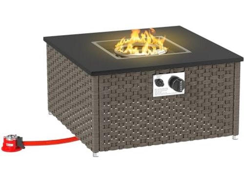 Rookloze vuurkorftafel met terrasverwarming - 13 kW