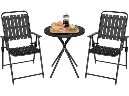 RosaBloom Tuinmeubelset - Bistroset - Balkonset - Tuintafel met Stoelen